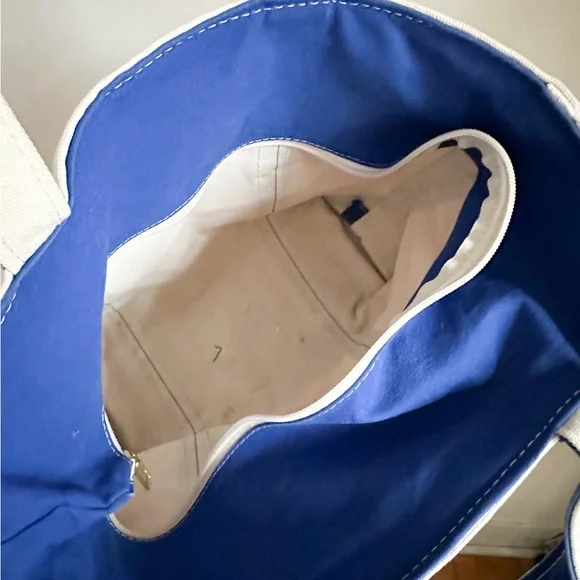 Vintage 1980s Blue and White Boat and Tote Bag - Picture 8 of 8